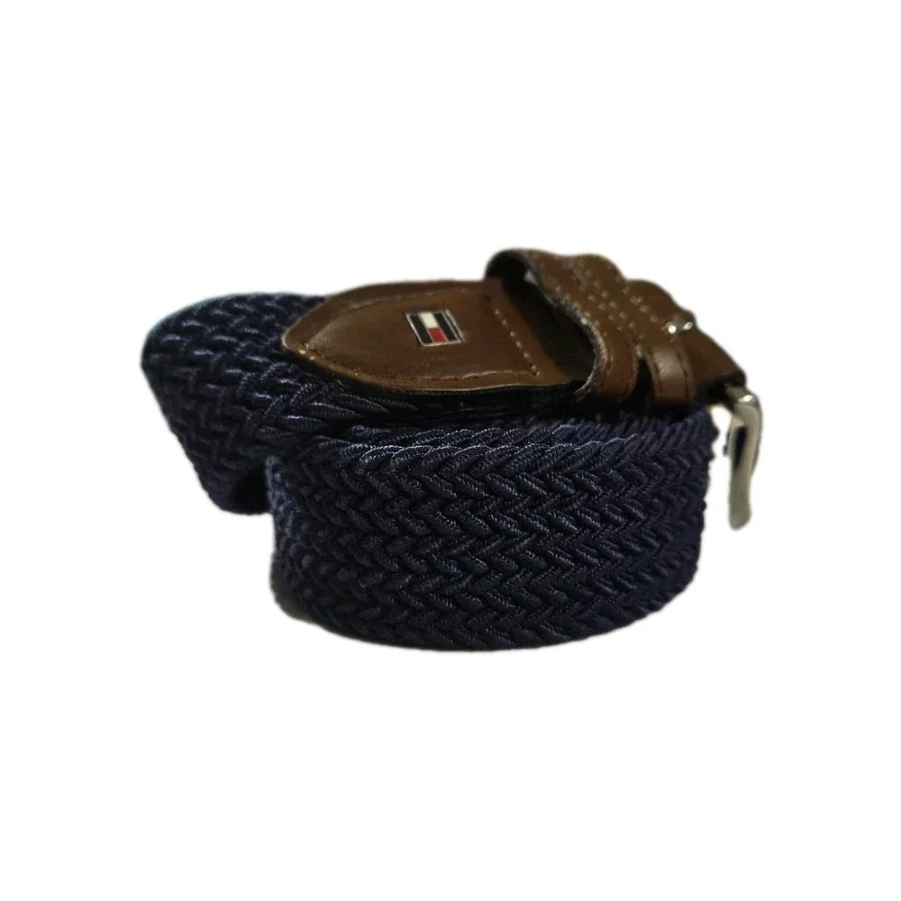 Tommy Hilfiger Blue Woven Belt MEDIUM 34